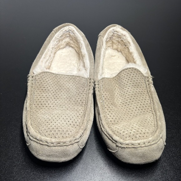 KOOLABURRA BY UGG MEN'S TIPTON EMBOSS 1119273 SIZE 8 Beige Slippers - Picture 5 of 7